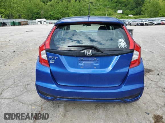 2020 Honda Fit LX with VIN 3HGGK5H49LM703516, listed as a Copart auction lot 58334085 with 58,986 mi miles and Salvage title. Bid and sale history available at DreamBid. Image 6.