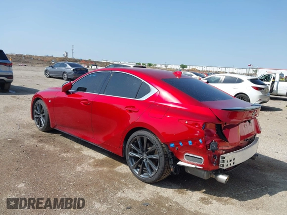 2023 Lexus IS 350 F Sport z VIN JTHGZ1B27P5059227, wystawiony jako IAAI lot #41904560 z przebiegiem 29 563 mil mil oraz . Historia ofert i sprzedaży dostępna na DreamBid. Obrazek 3.