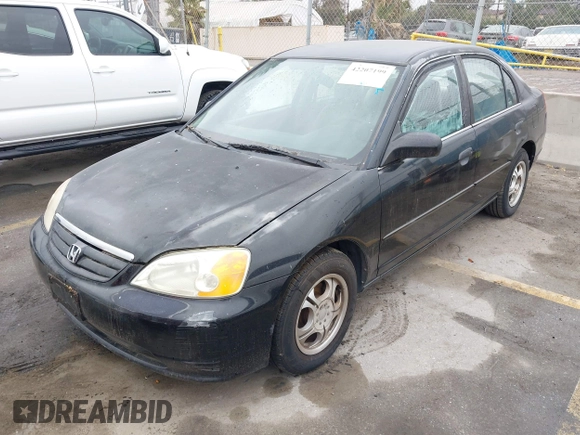 2001 Honda Civic LX with VIN JHMES16571S010117, listed as a IAAI auction lot 42207199 with 194,825 mi miles and . Bid and sale history available at DreamBid. Image 2.