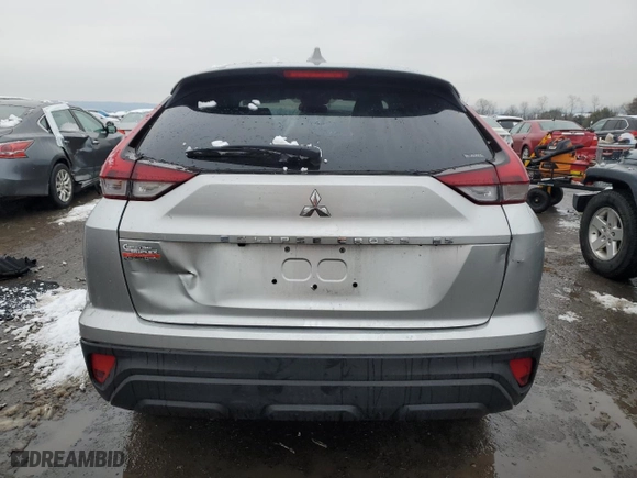 2024 Mitsubishi Eclipse Cross ES with VIN JA4ATUAA9RZ061120, listed as a Copart auction lot 44231085 with 11,419 mi miles and Salvage Title. Bid and sale history available at carsss.com. Image 6.