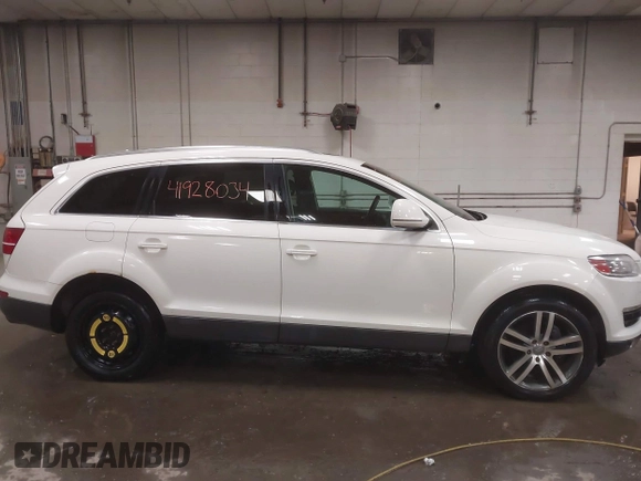 2007 Audi Q7 Premium with VIN WA1BY74L37D058938, listed as a IAAI auction lot 41928034 with 163,779 mi miles and . Bid and sale history available at DreamBid. Image 13.