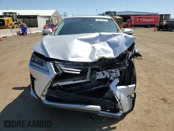 2017 Lexus RX 350 with VIN 2T2BZMCA9HC101738, listed as a Copart auction lot 53574575 with 136,677 mi miles and Salvage title. Bid and sale history available at DreamBid. Image 12.