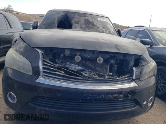 2014 Infiniti QX80 with VIN JN8AZ2NE4E9064236, listed as a Copart auction lot 42871325 with Not provided miles and Non repairable. Bid and sale history available at DreamBid. Image 5.
