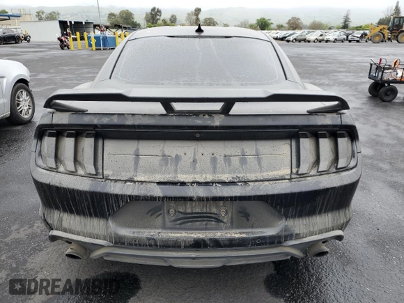 2021 Ford Mustang EcoBoost with VIN 1FA6P8TH1M5128283, listed as a Copart auction lot 53375735 with 52,908 mi miles and Salvage Title. Bid and sale history available at carsss.com. Image 6.