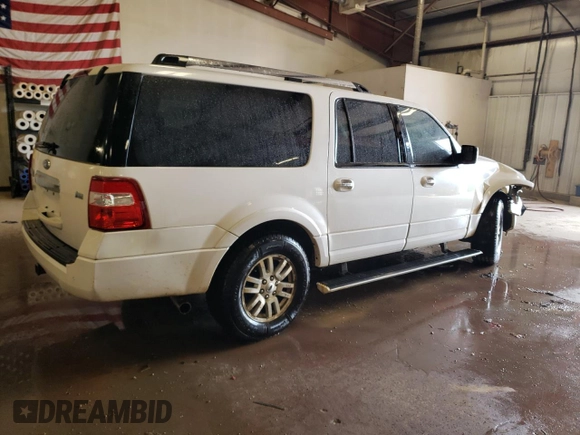 2013 Ford Expedition Max Limited with VIN 1FMJK2A59DEF28774, listed as a Copart auction lot 59143015 with 204,383 mi miles and Clean title. Bid and sale history available at DreamBid. Image 3.