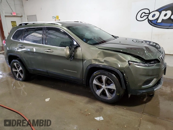 2019 Jeep Cherokee Limited with VIN 1C4PJMDX0KD166329, listed as a Copart auction lot 50183895 with 143,525 mi miles and Clean Title. Bid and sale history available at DreamBid. Image 4.