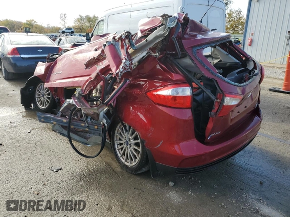 2014 Ford C-Max SEL with VIN 1FADP5BUXEL504612, listed as a Copart auction lot 77826444 with Not Provided miles and Non Repairable. Bid and sale history available at DreamBid. Image 2.