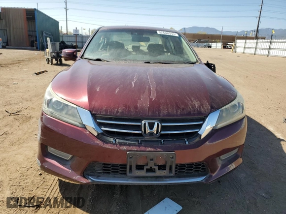 2013 Honda Accord EX-L with VIN 1HGCR2F88DA043689, listed as a Copart auction lot 52606555 with 135,000 mi miles and Clean Title. Bid and sale history available at DreamBid. Image 5.