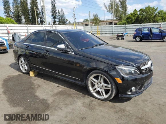 2008 Mercedes-Benz C 300 Sport with VIN WDDGF54X28R018336, listed as a Copart auction lot 54713545 with 133,339 mi miles and Salvage Title. Bid and sale history available at DreamBid. Image 4.