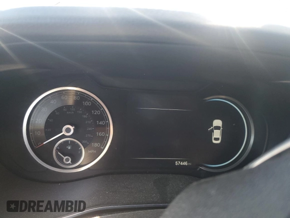 2022 Genesis G70 3.3T with VIN KMTG54TE5NU094831, listed as a Copart auction lot 83879004 with 57,449 mi miles and Salvage Title. Bid and sale history available at DreamBid. Image 9.