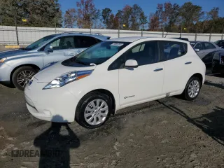 2016 Nissan LEAF S with VIN 1N4BZ0CP9GC314543, listed as a Copart auction lot 77091334 with 49,905 mi miles and Salvage Title. Bid and sale history available at carsss.com. Image 1.