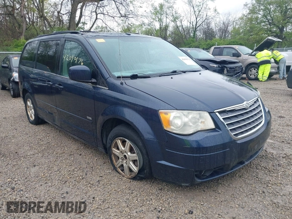 2008 Chrysler Town & Country Touring with VIN 2A8HR54P18R782896, listed as a IAAI auction lot 42090176 with 228,592 mi miles. Bid and sale history available at carsss.com. Image 1.