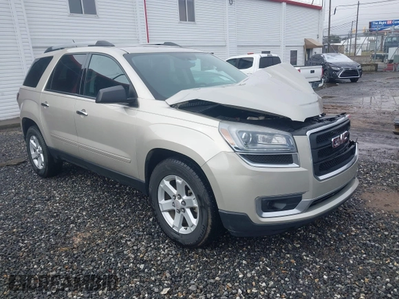 2013 GMC Acadia SLE with VIN 1GKKRNED8DJ153351, listed as a IAAI auction lot 41559467 with 100,242 mi miles. Bid and sale history available at carsss.com. Image 1.
