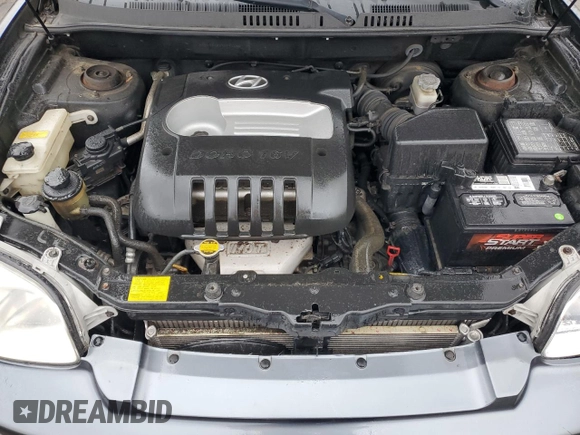 2002 Hyundai Santa Fe with VIN KM8SB12B12U241600, listed as a Copart auction lot 83525334 with 83,032 mi miles and Salvage Title. Bid and sale history available at carsss.com. Image 12.