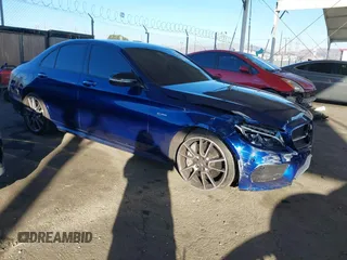 2018 Mercedes-Benz C 43 AMG with VIN 55SWF6EB5JU244735, listed as a IAAI auction lot 41338244 with 57,513 mi miles and . Bid and sale history available at carsss.com. Image 1.