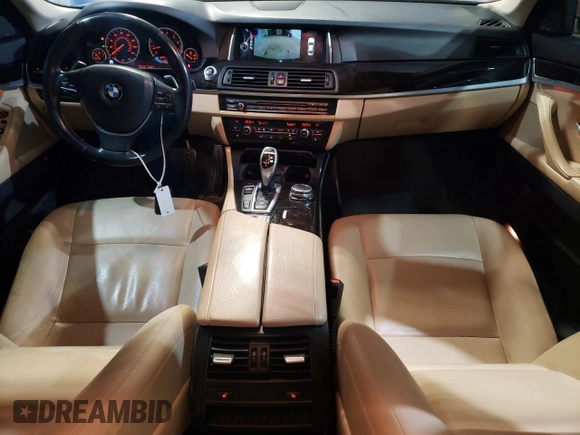 2016 BMW 5 Series 528i xDrive with VIN WBA5A7C53GG146538, listed as a Copart auction lot 47270965 with 132,930 mi miles and Salvage Title. Bid and sale history available at carsss.com. Image 8.