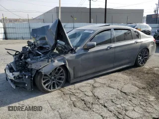 2022 BMW 7 Series 740i with VIN WBA7T2C07NCJ26257, listed as a Copart auction lot 41763095 with Not provided miles and Salvage title. Bid and sale history available at DreamBid. Image 1.