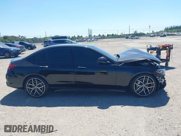 2024 Mercedes-Benz C 300 with VIN W1KAF4GBXRR231973, listed as a IAAI auction lot 41728511 with Not Provided miles and . Bid and sale history available at DreamBid. Image 13.