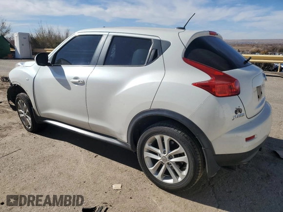 2014 Nissan Juke S with VIN JN8AF5MR2ET451353, listed as a Copart auction lot 80444344 with 138,710 mi miles and Salvage Title. Bid and sale history available at DreamBid. Image 2.