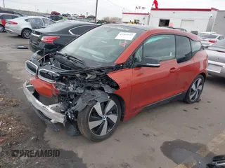 2015 BMW i3 with VIN WBY1Z4C53FV505033, listed as a IAAI auction lot 41464532 with 1 mi miles. Bid and sale history available at carsss.com. Image 2.