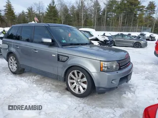 2013 Land Rover Range Rover Sport HSE LUX with VIN SALSK2D49DA781170, listed as a IAAI auction lot 41590352 with 133,560 mi miles. Bid and sale history available at carsss.com. Image 1.