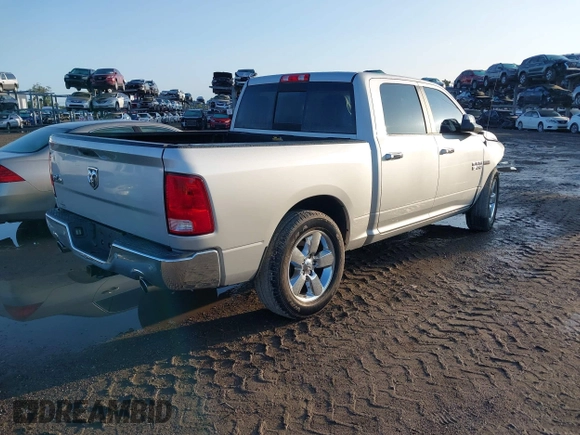 2017 Ram 1500 Big Horn with VIN 3C6RR6LT1HG640531, listed as a IAAI auction lot 42411444 with 161,301 mi miles and . Bid and sale history available at DreamBid. Image 4.