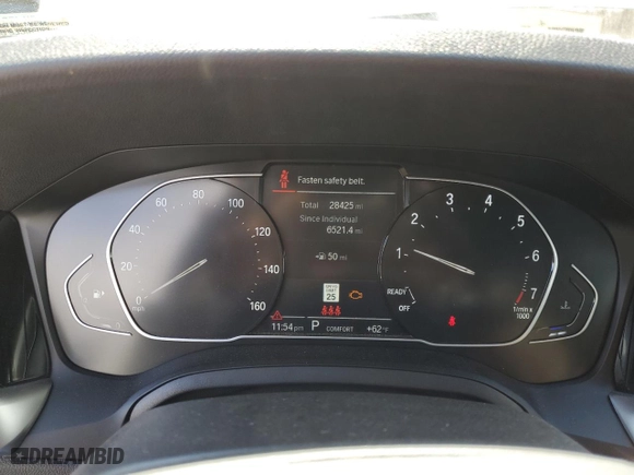 2021 BMW 3 Series 330i xDrive with VIN 3MW5R7J07M8B59304, listed as a Copart auction lot 49204525 with 28,425 mi miles and Salvage Title. Bid and sale history available at carsss.com. Image 9.