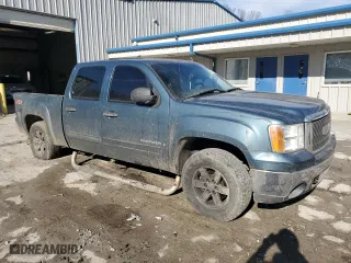 2008 GMC Sierra 1500 SLE1 with VIN 2GTEK13M281203766, listed as a Copart auction lot 46125255 with 0 mi miles and Salvage Title. Bid and sale history available at carsss.com. Image 4.
