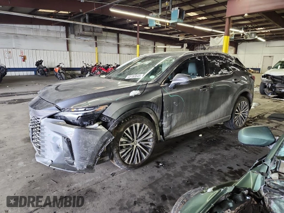 2023 Lexus RX with VIN 2T2BBMCA0PC003815, listed as a Copart auction lot 45183545 with 0 mi miles and Salvage Title. Bid and sale history available at carsss.com. Image 1.