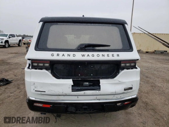 2023 Jeep Grand Wagoneer Series III with VIN 1C4SJVGP5PS570273, listed as a Copart auction lot 83839724 with 4,106 mi miles and Salvage title. Bid and sale history available at DreamBid. Image 6.