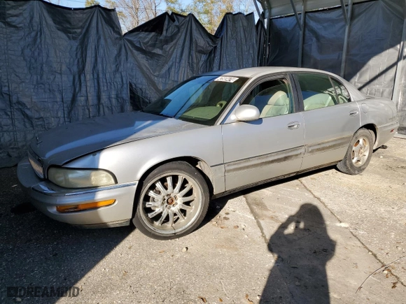 2003 Buick Park Avenue with VIN 1G4CW54K634176371, listed as a Copart auction lot 43569474 with 141644 miles and Clean Title. Bid and sale history available at carsss.com. Image 1.