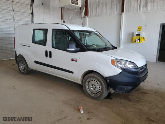 2017 Ram ProMaster City Cargo Van Tradesman with VIN ZFBERFAB4H6F47690, listed as a Copart auction lot 48971445 with 0 mi miles and Clean Title. Bid and sale history available at carsss.com. Image 4.