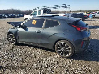 2019 Hyundai Veloster 2.0 Premium with VIN KMHTG6AF6KU012126, listed as a Copart auction lot 46351105 with 0 mi miles and Salvage Title. Bid and sale history available at carsss.com. Image 2.