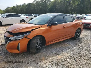 2024 Nissan Sentra SR with VIN 3N1AB8DV9RY232864, listed as a Copart auction lot 50961445 with 15,483 mi miles and Salvage title. Bid and sale history available at DreamBid. Image 1.