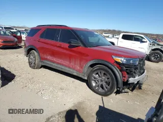 2024 Ford Explorer XLT with VIN 1FMSK8DH7RGA42621, listed as a Copart auction lot 47085265 with 7,171 mi miles and Salvage Title. Bid and sale history available at carsss.com. Image 4.