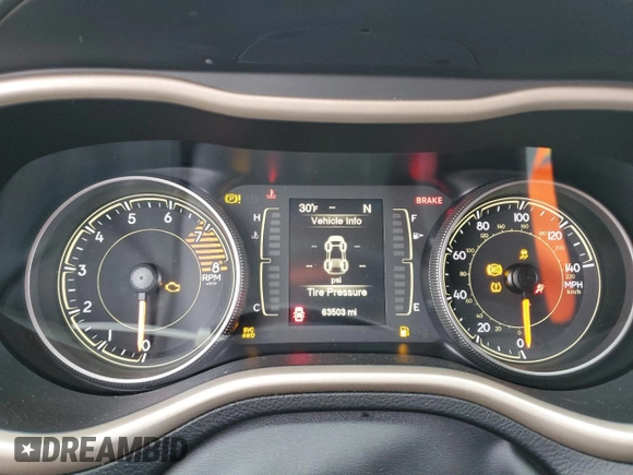 2017 Jeep Cherokee 75th Anniversary Edition с VIN 1C4PJMCS8HW509438, выставлен на аукционе Copart как лот 80353184 с пробегом 63 503 миль миль и Списание • Salvage title. История ставок и продаж доступна на DreamBid. Изображение 9.