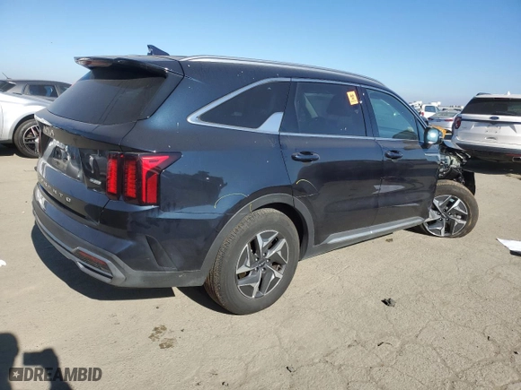 2022 Kia Sorento Hybrid EX with VIN KNDRH4LG1N5079642, listed as a Copart auction lot 89383905 with 23,307 mi miles and Salvage Title. Bid and sale history available at carsss.com. Image 3.