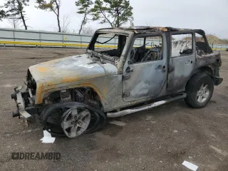 2018 Jeep Wrangler Unlimited Sport S z VIN 1C4BJWDG7JL821760, wystawiony jako Copart lot #53657455 z przebiegiem Nie podano mil oraz Szkoda całkowita • Salvage title. Historia ofert i sprzedaży dostępna na DreamBid. Obrazek 1.