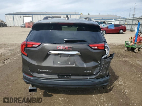 2019 GMC Terrain SLE z VIN 3GKALTEX9KL212960, wystawiony jako Copart lot #49743915 z przebiegiem 93 732 mil mil oraz Czysty tytuł • Clean title. Historia ofert i sprzedaży dostępna na DreamBid. Obrazek 6.