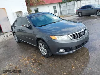 2009 Kia Optima LX with VIN KNAGE228495311622, listed as a IAAI auction lot 41628803 with 1 mi miles. Bid and sale history available at carsss.com. Image 1.