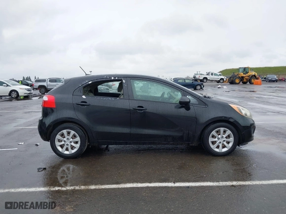 2013 Kia Rio LX with VIN KNADM5A35D6302623, listed as a IAAI auction lot 41626083 with 114,132 mi miles. Bid and sale history available at carsss.com. Image 13.