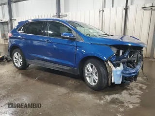 2020 Ford Edge SEL with VIN 2FMPK4J94LBA43400, listed as a Copart auction lot 51965625 with 0 mi miles and Salvage Title. Bid and sale history available at carsss.com. Image 4.