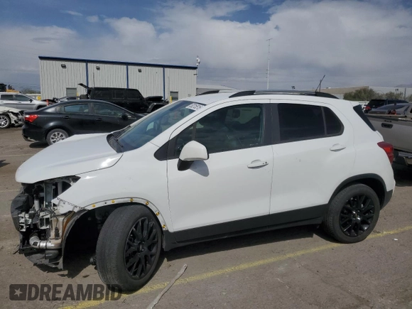2022 Chevrolet Trax LT with VIN KL7CJPSM8NB539008, listed as a Copart auction lot 53315515 with 61,242 mi miles and Salvage title. Bid and sale history available at DreamBid. Image 1.