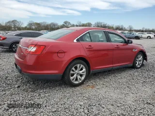 2011 Ford Taurus SEL with VIN 1FAHP2EW0BG121098, listed as a Copart auction lot 50646425 with 50,346 mi miles and Salvage Title. Bid and sale history available at carsss.com. Image 3.