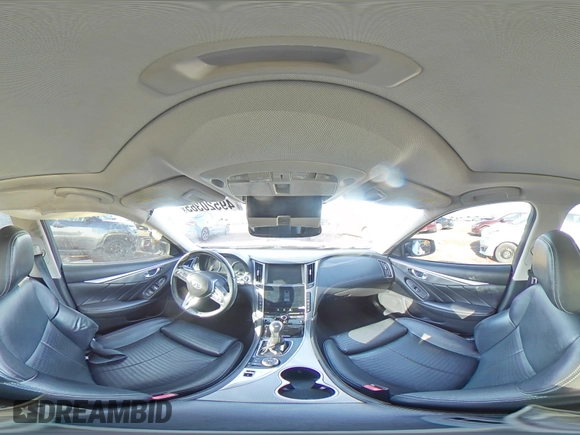 2019 Infiniti Q50 Luxe с VIN JN1EV7AP4KM540753, выставлен на аукционе Copart как лот 49520365 с пробегом 63 269 миль миль и Списание • Salvage title. История ставок и продаж доступна на DreamBid. Изображение 14.