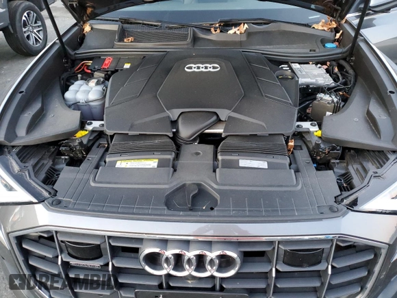2020 Audi Q8 Premium Plus with VIN WA1BVAF10LD004430, listed as a Copart auction lot 76661403 with 16,826 mi miles. Bid and sale history available at carsss.com. Image 12.