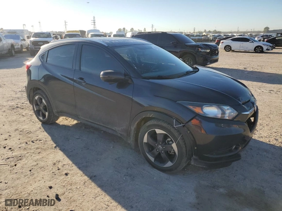 2018 Honda HR-V EX-L Navi with VIN 3CZRU5H78JM706491, listed as a Copart auction lot 47726155 with 93,403 mi miles and Salvage Title. Bid and sale history available at carsss.com. Image 4.