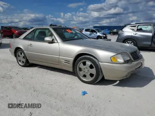 1999 Mercedes-Benz SL-Class with VIN WDBFA68F0XF183277, listed as a Copart auction lot 44155525 with 0 mi miles and Clean Title. Bid and sale history available at carsss.com. Image 4.