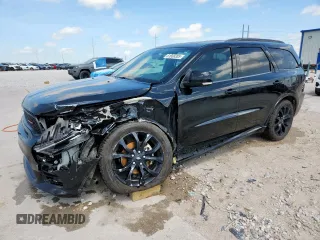 2019 Dodge Durango GT Plus with VIN 1C4RDHDGXKC806480, listed as a Copart auction lot 61868305 with 102,802 mi miles and Salvage title. Bid and sale history available at DreamBid. Image 1.