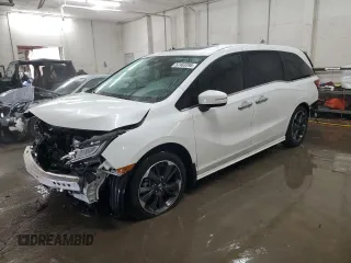 2022 Honda Odyssey Elite z VIN 5FNRL6H93NB065180, wystawiony jako Copart lot #52463395 z przebiegiem 29 976 mil mil oraz Szkoda całkowita • Salvage title. Historia ofert i sprzedaży dostępna na DreamBid. Obrazek 1.